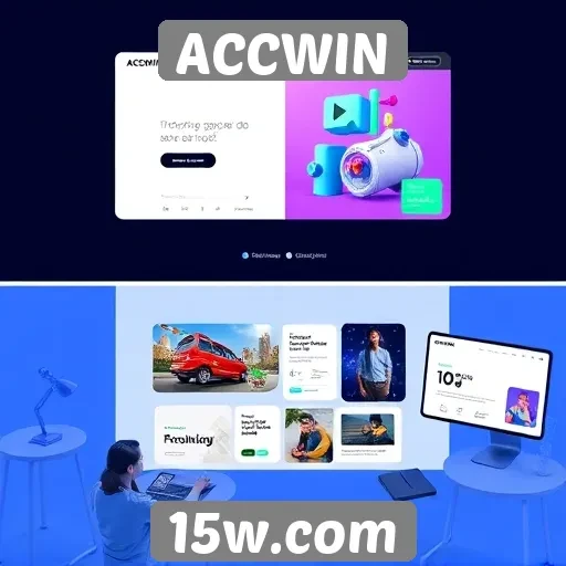 Evolução do design do site ACCWIN